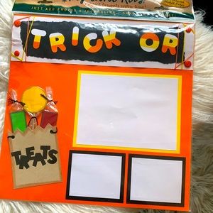 Halloween ‘Trick Or Treat’ Scrapbook Pages Kit